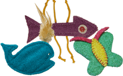Loofah Toys by Imperial Cat